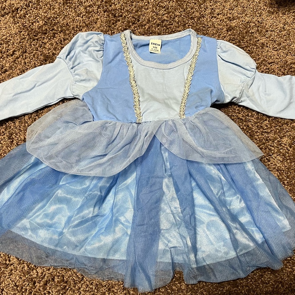 EUC Baby Cinderella Princess Costume
